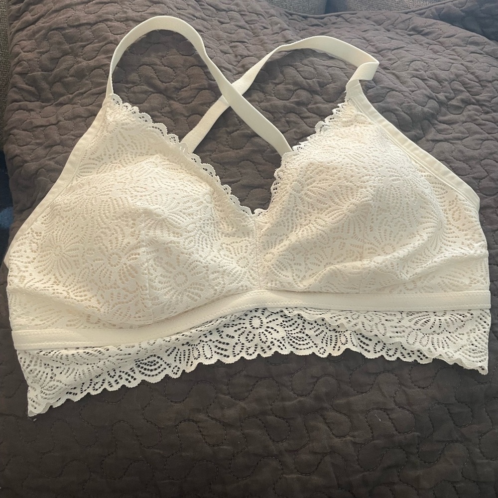 Lace Crossback Bralette